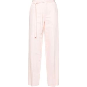 Kenzo, Dames, Broeken, Roze, Maat: XS Katoen,