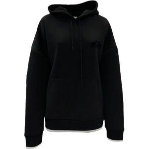 Gcds, Heren, Sweatshirts & Hoodies, Zwart, Maat: L Katoen,