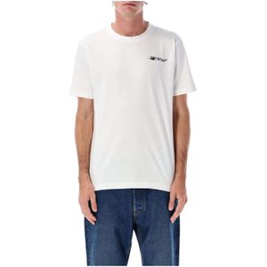 Off White, Heren, Tops, Wit, Maat: XL Katoen,