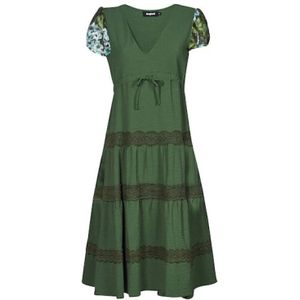 Desigual, Dames, Jurken, Groen, Maat: XS Poliester,
