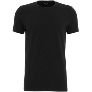 Dondup, Heren, Tops, Zwart, Maat: S Katoen,