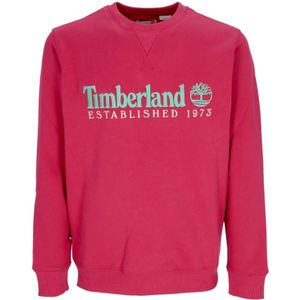 Timberland, Dames, Sweatshirts & Hoodies, Rood, Maat: S Katoen,