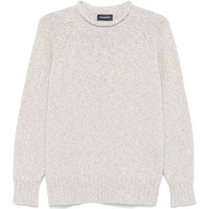 Drumohr, Heren, Truien, Beige, Maat: XL