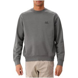 C.p. Company, Heren, Sweatshirts & Hoodies, Grijs, Maat: M Katoen,