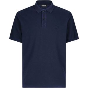 Dondup, Heren, Tops, Blauw, Maat: M