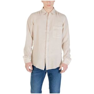Hugo Boss - Relegant - Overhemd - Beige - Linnen