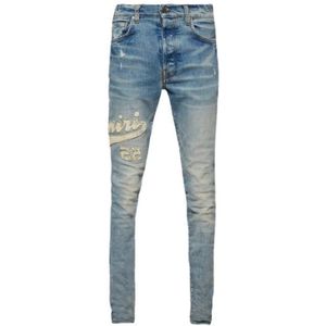 Amiri, Dames, Jeans, Blauw, Maat: W31 Denim,