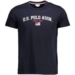 U.s. Polo Assn., Heren, Tops, Blauw, Maat: S Katoen,