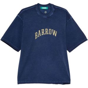 Barrow, Heren, Tops, Blauw, Maat: L Katoen,