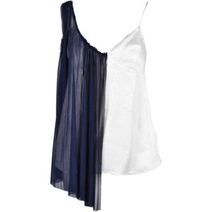 Erika Cavallini, Dames, Tops, Veelkleurig, Maat: S Zijde,