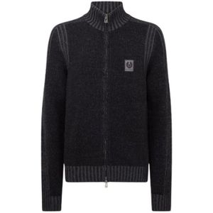 Belstaff, Heren, Sweatshirts & Hoodies, Zwart, Maat: M Katoen,