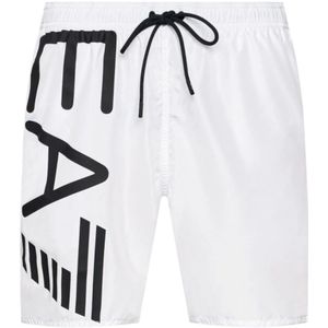 Emporio Armani Ea7, Heren, Badkleding, Wit, Maat: M