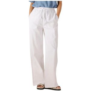 Co'Couture, Dames, Broeken, Wit, Maat: XS Linnen,