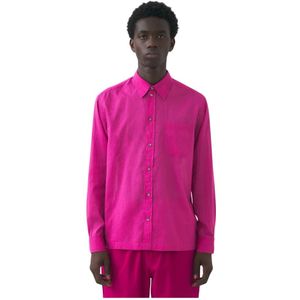 Antik Batik, Heren, Overhemden, Roze, Maat: XL Katoen,