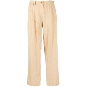 Kenzo, Dames, Broeken, Beige, Maat: XL