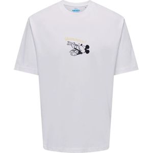 Only & Sons, Heren, Tops, Wit, Maat: M Katoen,