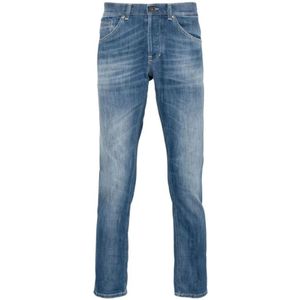 Dondup, Heren, Jeans, Blauw, Maat: W38 Leer,