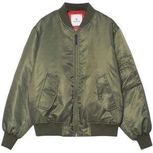 Anine Bing, Dames, Jassen, Groen, Maat: S Satijn,