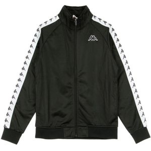 Kappa - Zip Through Sweater - Zwart - Katoen