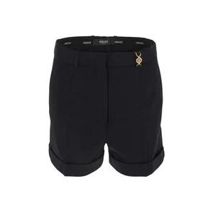 Versace Damesmode Shorts , Black , Dames , Maat: XS