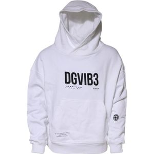 Dolce & Gabbana, Heren, Sweatshirts & Hoodies, Wit, Maat: M Katoen,