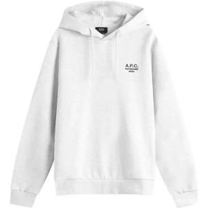 A.p.c., Heren, Sweatshirts & Hoodies, Grijs, Maat: L Katoen,