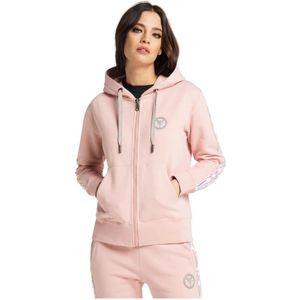 Carlo Colucci, Dames, Sweatshirts & Hoodies, Roze, Maat: L