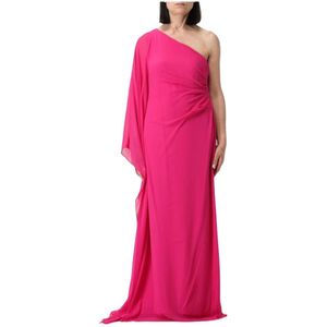 Max Mara Studio, Dames, Jurken, Roze, Maat: S Chiffon,