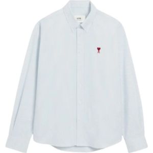 Ami Paris, Heren, Overhemden, Blauw, Maat: M