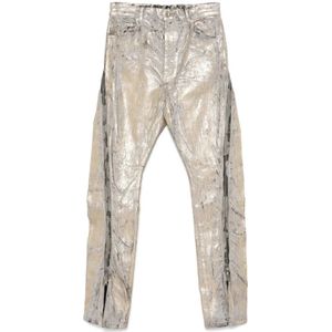 Rick Owens, Heren, Jeans, Geel, Maat: W32