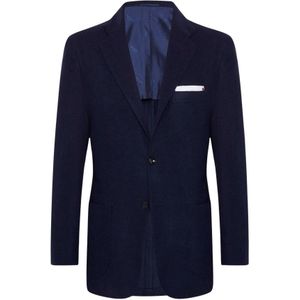 Kiton, Heren, Pakken, Blauw, Maat: L Wol,
