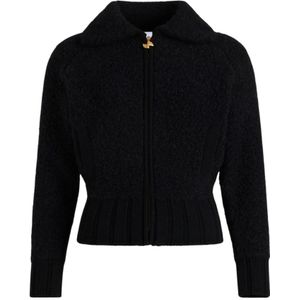 Patou, Dames, Sweatshirts & Hoodies, Zwart, Maat: S Wol,