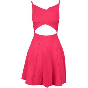 Pinko, Dames, Jurken, Roze, Maat: L Viscose,