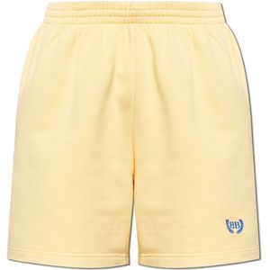 Balenciaga, Heren, Korte broeken, Geel, Maat: S Katoen,