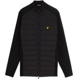 Lyle & Scott - Golf Hybride Gewatteerde Ritsjas - Zwart