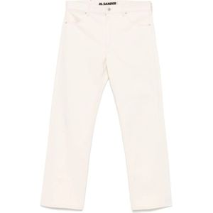 Jil Sander - Straight Leg Jeans - Beige - 100% Katoen