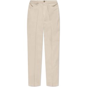 JW Anderson, Heren, Broeken, Beige, Maat: M Katoen,