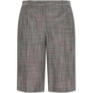 Jil Sander, Dames, Korte broeken, Grijs, Maat: XS Zijde,