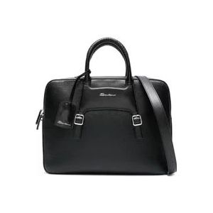 Santoni Laptop Bags Cases , Black , Heren , Maat: ONE Size