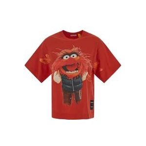 Moncler Muppets Shirt, Stijlvol en Leuk , Red , Dames , Maat: M