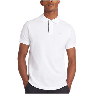 Barbour, Heren, Tops, Wit, Maat: L Katoen,