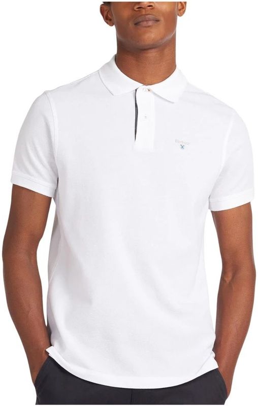 Barbour, Heren, Tops, Wit, Maat: L Katoen,