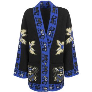 Etro, Dames, Truien, Veelkleurig, Maat: XL Wol,