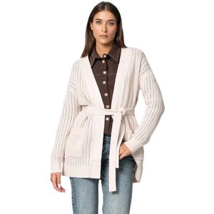 Kocca, Dames, Truien, Beige, Maat: L Katoen,