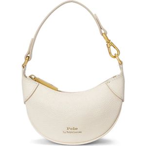 Polo Ralph Lauren, Dames, Tassen, Wit, Maat: ONE Size Leer,
