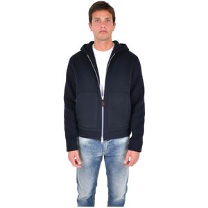 Jacob Cohën, Heren, Truien, Blauw, Maat: M Kasjmier,