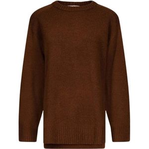 Loulou Studio, Dames, Truien, Bruin, Maat: M Wol,