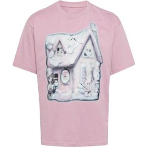 Rassvet, Heren, Tops, Roze, Maat: L Katoen,