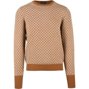 Drumohr, Heren, Truien, Bruin, Maat: XL Kasjmier,