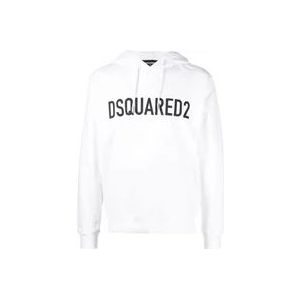 Dsquared2 Cool Sweatshirt Wit , White , Heren , Maat: XL